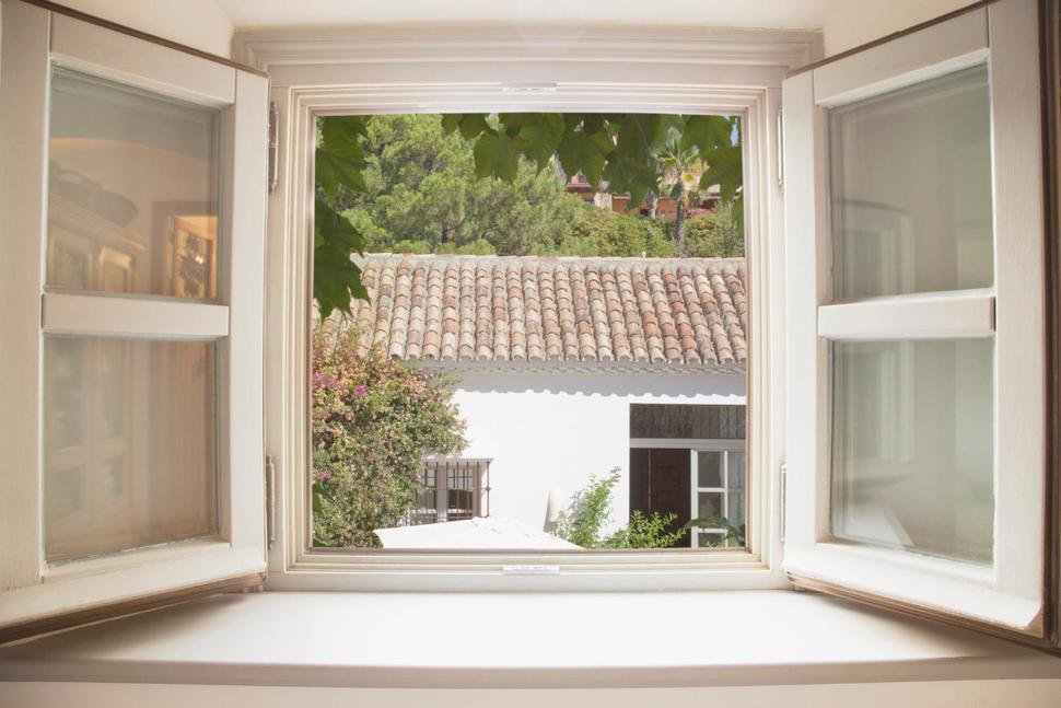 Open window